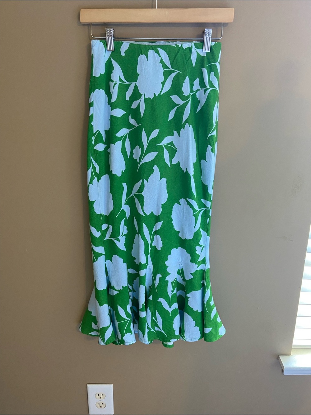 Kate Spade Linen/ Rayon Midi Skirt - XXS, Summer, Travel, Vacay, Office, NWT